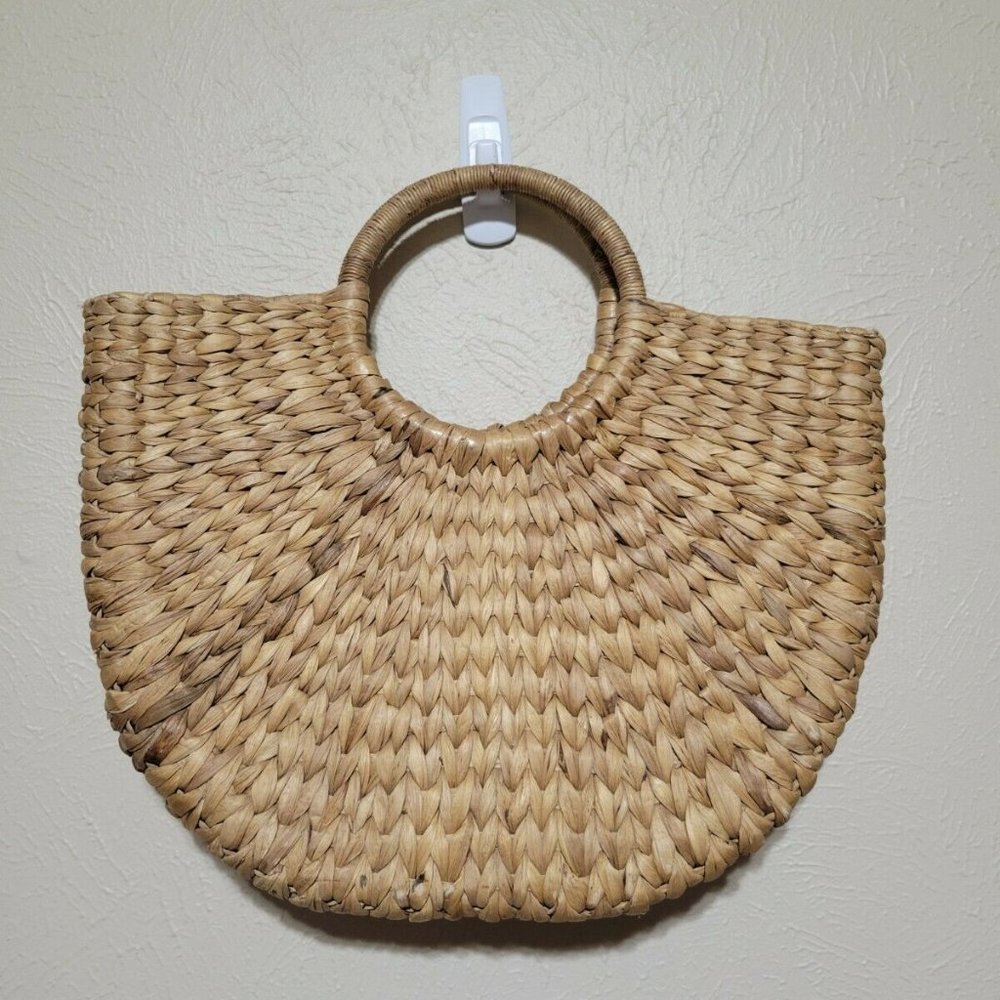 Putu by J.MacLear Straw Women's Handbag Tan Seagrass Tote Purse